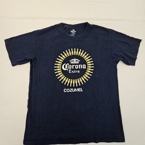 Corona Extra‎ Cozumel Blue Short Sleeve T-Shirt Men's L